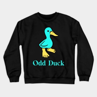 Funny Odd Duck Crewneck Sweatshirt